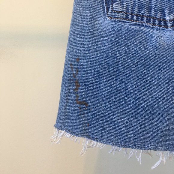 REDONE High Rise Mini Skirt - Picture 11 of 13